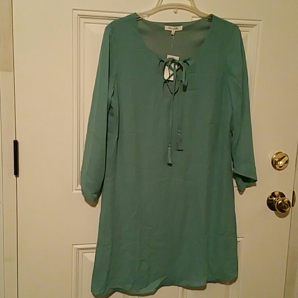 HONEY BELLE SAGE GREEN DRESS